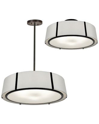 Crystorama Fulton 6-Light Matte Black Chandelier