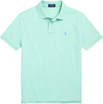 Polo Ralph Lauren Poloshirt met geribbelde kraag - Groen