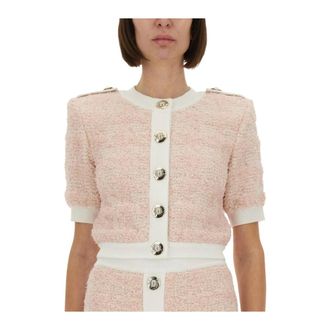Balmain Mujer, Jerseys, Rosa, Talla: S