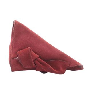 Loewe Pre-owned Clutches, female, Red, Size: ONE SIZE Pre-owned Anagram Suede Clutch Bag