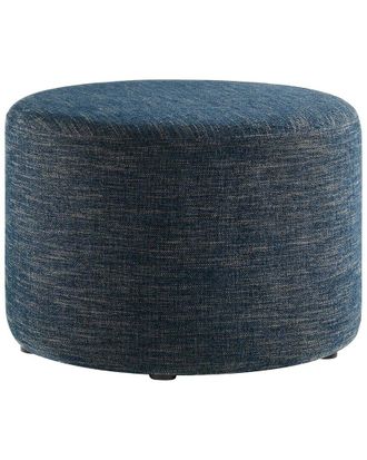 ModWay Callum Large 23in Round Woven Heathered Ottoman