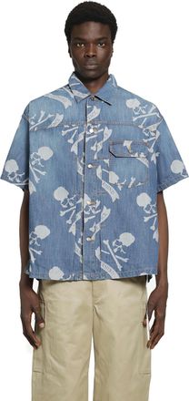 MASTERMIND WORLD Aloha SS Denim Shirt