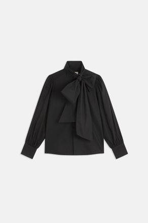 Suncoo Womens Leny Bow Top In Noir