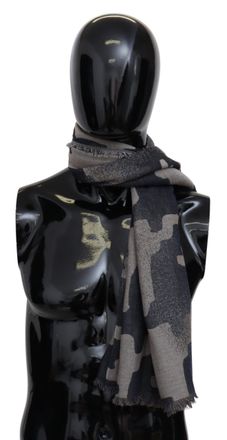 Missoni Mens Multicolor Wool Camouflage Unisex Wrap Shawl - Multicolour Wool (archived) - One Size
