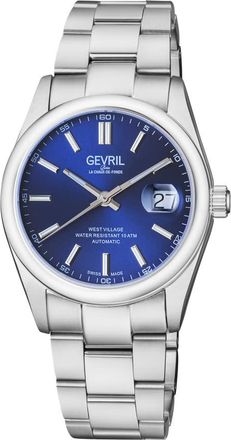 Gevril Group West Village Automatic Blue Dial Mens Watch 48907