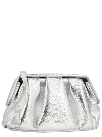 Themoir&egrave; Athena Pleated Metallic Frame Handbag