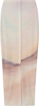 Nanushka Elegante maxi rok - Dames - Midirokken - Veelkleurig - L - Leer - Rokken
