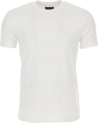 Emporio Armani T-shirt met korte mouwen en ronde hals - Heren - T-shirts - Wit - M - Tops