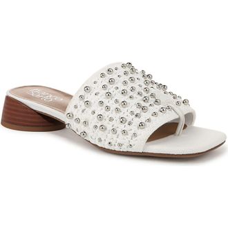 Franco Sarto Loran Sandal in White/White at Nordstrom Rack, Size 7.5