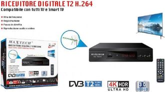 Trade Shop Trade Shop - Decoder Ricevitore Digitale Terrestre Dvb-t Scart Usb Epg Pvr Mpeg Hdmi Dg-t001