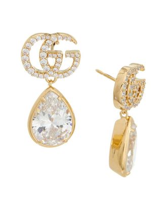 Gucci Gg Marmont Crystal Earrings