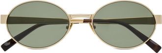 Saint Laurent Golden Oval Sunglasses