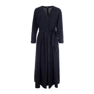 Max Mara Midi Dresses, female, Blue, Size: 2XS Ambra Denim Dress