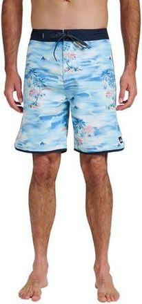 Quiksilver Surfsilk Tropical Board Shorts in Total Eclipse at Nordstrom Rack, Size 30
