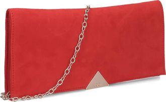 Lodi Tassen, Dames, Rood, ONE Size, Rode Clutch voor Lente en Zomer