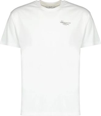 Givenchy Stamp T-shirt - Heren - T-shirts - Wit - S - Katoen - Tops