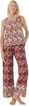 Pact Organic Staycation Sleep Tank in Berry Sprigs at Nordstrom, Size Small