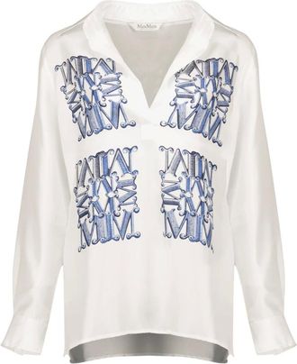 Max Mara Mujer, Blusas y Camisas, Azul, Talla: S
