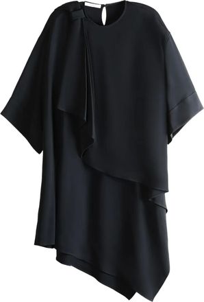 Givenchy Asymmetrische midi-jurk - Zwart