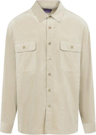 Ralph Lauren Heren, Overhemden, Beige, Maat: XL Katoen