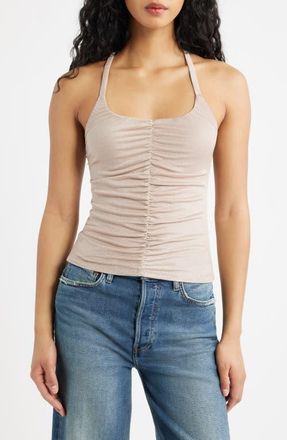 Free People Shimmer Shimmer Camisole in Brown Shimmer at Nordstrom, Size X-Large