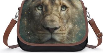 Generic Fantasy Lion Fashion Womens Crossbody Bags Novelty Handbag Shoulder Bag Purse
