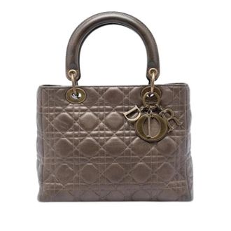 Dior Pre-owned Lady Dior - Dames - Vintage Handtas - Bruin - ONE Size - Leer - Vintage