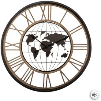 Atmosphera Atmosphera - Reloj monde - Metal D. 67 Cm Cr&eacute;ateur DInt&eacute;rieur