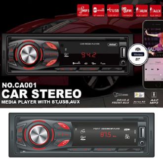 Trade Shop Trade Shop - Sistema De Sistema Para La Automativo Universal 1 Din Bluetooth/aux/usb Ca001
