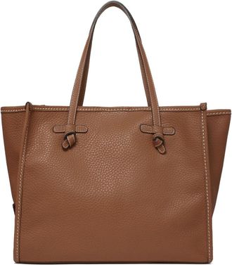 Gianni Chiarini Marcella Textured Leather Shopper Tote Bag - Dames - Shoppers - Bruin - ONE Size - Leer - Tassen