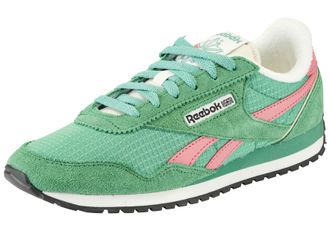 Reebok Classic Sneaker REEBOK CLASSIC CLASSIC AZ, Damen, Gr. 37,5, upgrade gr&uuml;n, upgrade gr&uuml;n, passion pink, Leder, Synthetik, Textil, Schuhe Sneaker