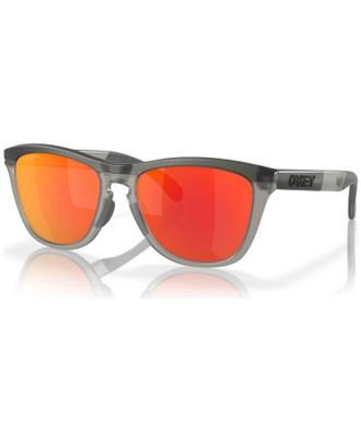 Oakley Unisex Frogskins Range Sunglasses In Matte Grey Smoke/grey Ink (Prizm Ruby)