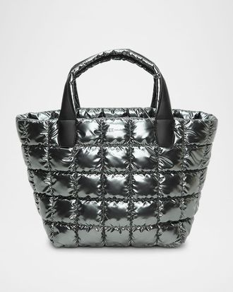 VeeCollective Porter Medium Quilted Nylon Tote Bag