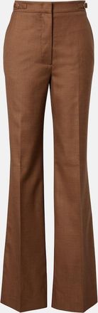 Gabriela Hearst Vesta wool and silk flared pants