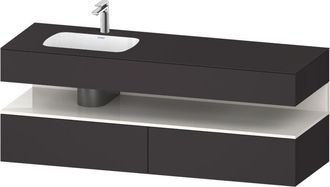 Duravit Qatego Lavabo Encastrado Con Base De Lavabo Consola, - Duravit