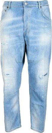 Dondup Heren, Jeans, Blauw, Maat: W36 Katoen