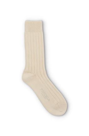 Fortela Hill Wide Rib Socks in Cream at Nordstrom, Size One Size Eu