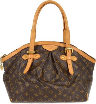Louis Vuitton Tivoli Handbag Monogram Canvas Brown Canvas Handbag (Pre-Owned)