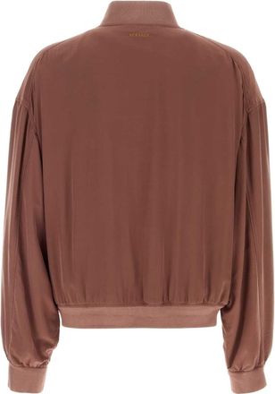 Versace Mens Blouson Overdye Jacket Pink Silk