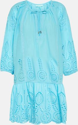 Melissa Odabash Ashley broderie anglaise cotton kaftan