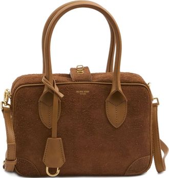 Golden Goose Womens Vita Zip-Top Leather Tote Bag