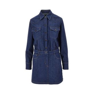 A.P.C. A. P.C. Denim short dress Woman 38