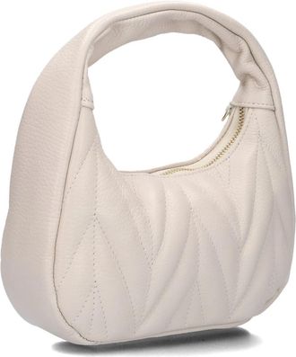Notre-V Elegante Witte Handtas Mabel - Dames - Handtassen - Wit - ONE Size - Polyester - Tassen