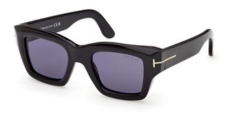 Tom Ford FT1154 ILIAS 01V Mens Sunglasses Black Size 50