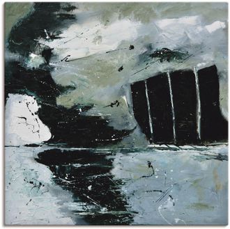 Artland Leinwandbild »Abstrakt XVI« Gegenstandslos 1 Stk. tlg. auf Keilrahmen gespannt