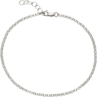 Made by Mary Rolo Chain Bracelet in Silver at Nordstrom, Size 8