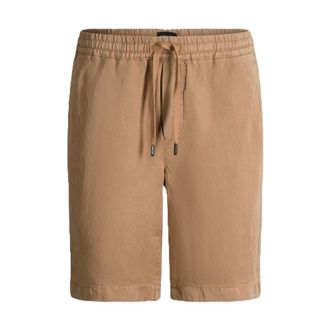 Strellson Heren, Korte broeken, Beige, Maat: W35 Linnen