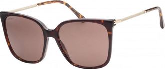 Jimmy Choo London Womens SCILLAS-0086-70 SCILLAS 57 0086 70 Scilla Sunglasses - Brown - One Size