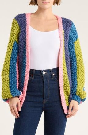 FRNCH Lobelia Handknit Cardigan in Multi Color at Nordstrom Rack, Size Small/medium