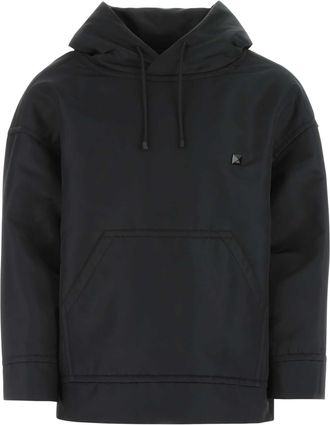 Valentino Garavani Mens Black Nylon Sweatshirt - Size Small